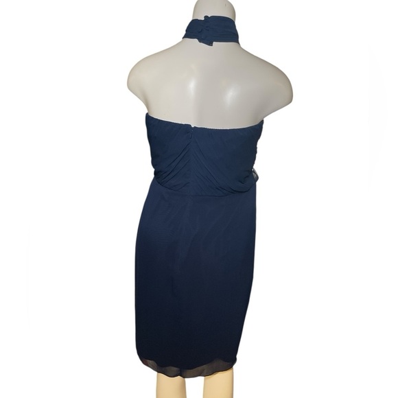Badgley Mishka navy dress sz 6 - Picture 7 of 9